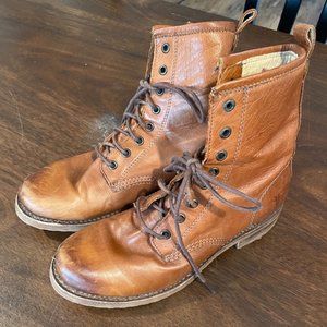 Frye distressed boots